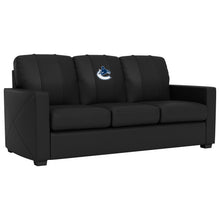 Load image into Gallery viewer, Silver Sofa with Vancouver Canucks Logo
