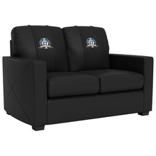 Load image into Gallery viewer, Silver Loveseat with New York Yankees 27th Champ
