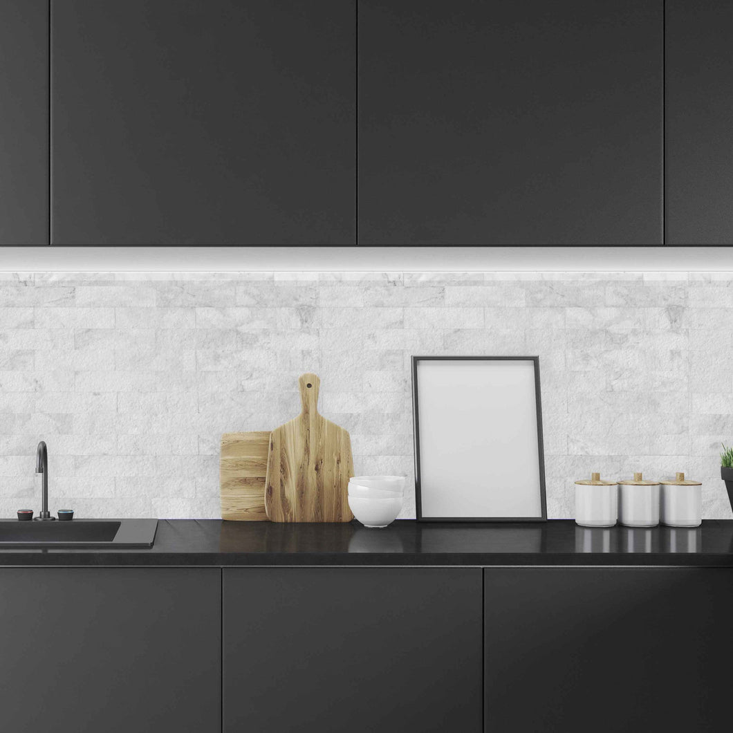 Marble Tile Backsplash