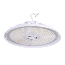 Cargar imagen en el visor de la galería, 240W Tunable UFO LED High Bay Light - Selectable Wattage (240W /200W/180W) &amp; CCT (4000K/5000K), 36,240 Lumens, 0-10V Dimmable - UL &amp; DLC 5.1 Certified
