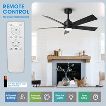 Load image into Gallery viewer, 48&quot; DC Motor 5 Blades Modern Downrod Mount Ceiling Fan
