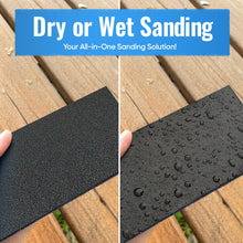 Carregar imagem no visualizador da galeria, 100 Grit Sandpaper – 10 Pack, 9x11 in, Wet or Dry Use
