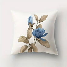 Cargar imagen en el visor de la galería, Blue Flowers Cushion Covers
