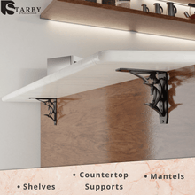 Cargar imagen en el visor de la galería, BillFish Heavy Duty Steel Brackets for Shelving
