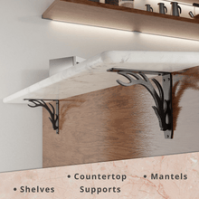 Load image into Gallery viewer, Elk Lodge Heavy Duty Steel Brackets for Shelving

