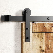 Load image into Gallery viewer, Non-Bypass Sliding Barn Door Hardware Kit - Straight Design Roller
