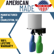 Cargar imagen en el visor de la galería, Center-Pull Paper Towel &amp; Spray Bottle Holder

