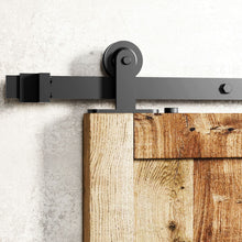 Load image into Gallery viewer, Non-Bypass Sliding Barn Door Hardware Kit - T-Shape Design Roller
