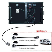 Load image into Gallery viewer, ACOPower 100w 12v Portable Solar Panel kit, Foldable Mono Suitcase, proteusX Waterproof 20A Charge Controller
