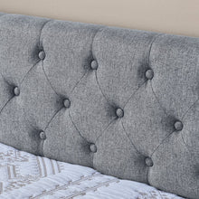 Load image into Gallery viewer, Twin Size Upholstery Daybed with Trundle Bed and Two Storage Drawers , Flat Arms with Pocket, Extendable Daybed for Bedroom Living Room,Linen Grey
