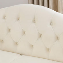 Carregar imagem no visualizador da galeria, 3-seater + 3-seater Combination sofa.Beige Velvet W834S00065

