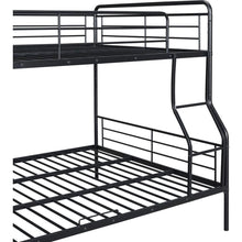 Load image into Gallery viewer, Full XL Over Queen Metal Bunk Bed, Black
