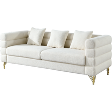 Carregar imagem no visualizador da galeria, 3-seater + 3-seater Combination sofa.White teddy(Ivory)
