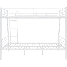 Load image into Gallery viewer, Full XL Over Queen Metal Bunk Bed, White

