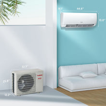 Cargar imagen en el visor de la galería, Finnmark 24000 BTU WiFi Ductless Mini Split AC with Heat Pump, 230V (R32 Refrigerant)
