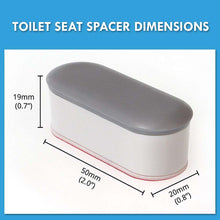Carregar imagem no visualizador da galeria, Bumpy Bumpers - Toilet Seat Spacers (4 Pack)
