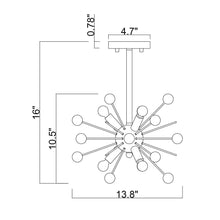 Cargar imagen en el visor de la galería, 6-Light Industrial Pendant Lighting
