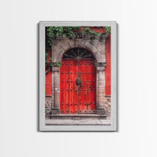 Cargar imagen en el visor de la galería, Change1 Mexican Wall Art, Framed Canvas Print, Old Town Mexico Architecture Wall Art, Framed Art
