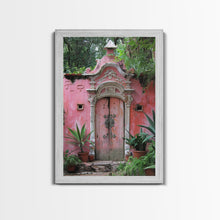 Cargar imagen en el visor de la galería, Change675 Architecture Print, 19th Century Architecture Photography, Mexico City Wall Art, Wood Framed Canvas Print
