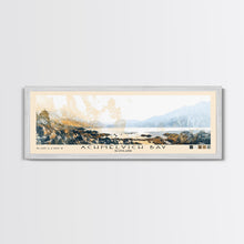 Load image into Gallery viewer, Achmelvich Bay, Scotland Watercolor Print, Vacation Gift, Scotland Wall Art, Beach Painting, Beach Decor, Large Wall Art, Wood Frame Art
