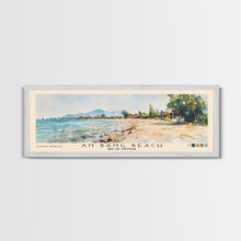 Carregar imagem no visualizador da galeria, An Bang Beach, Hoi An, Vietnam Watercolor Beach Print, Vacation Gift, Hoi An, Vietnam Wall Art, Framed Canvas Print, Framed Beach Painting
