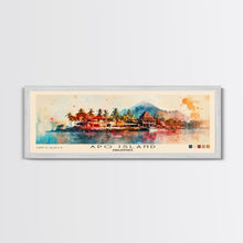 Load image into Gallery viewer, Apo Island, Philippines Watercolor Beach Print, Vacation Gift, Philippines Wall Art, Beach Painting, Beach Decor, Beach Painting
