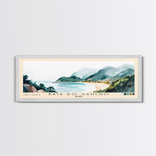 Load image into Gallery viewer, Baía do Sancho, Brazil Watercolor Beach Print, Vacation Gift, Brazil Wall Art, Beach Painting, Beach Decor, Beach Painting

