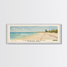 Carregar imagem no visualizador da galeria, Cabbage Beach, Paradise Island, Bahamas Watercolor Beach Print, Vacation Gift, Paradise Island, Bahamas Wall Art, Framed Canvas Print, Framed Beach Painting
