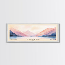 Load image into Gallery viewer, Caldera, Chile Watercolor Print, Vacation Gift, Chile Wall Art, Beach Painting, Beach Decor, Large Wall Art, Wood Frame Art
