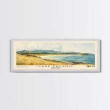 Load image into Gallery viewer, Cape Engano, Philippines Watercolor Beach Print, Vacation Gift, Philippines Wall Art, Beach Painting, Beach Decor, Beach Painting
