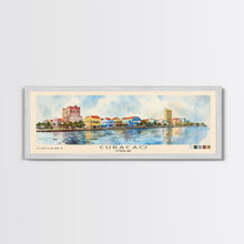 Load image into Gallery viewer, Curacao, Curacao Watercolor Beach Print, Vacation Gift, Curacao Wall Art, Beach Painting, Beach Decor, Beach Painting
