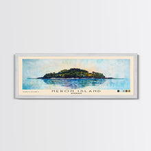 Carregar imagem no visualizador da galeria, Heron Island, Australia Watercolor Beach Print, Vacation Gift, Australia Wall Art, Beach Painting, Beach Decor, Beach Painting
