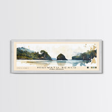 Load image into Gallery viewer, Nihiwatu Beach, Sumba, Indonesia Watercolor Print, Vacation Gift, Sumba, Indonesia Wall Art, Beach Painting, Beach Decor, Beach Or Lakehouse Art
