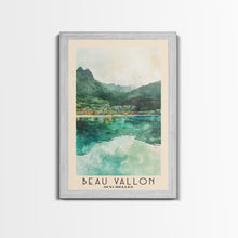 Load image into Gallery viewer, Beau Vallon, Seychelles Watercolor Beach Print, Vacation Gift, Seychelles Wall Art, Beach Painting, Beach Decor, Beach Painting
