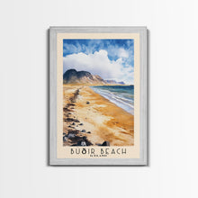 Load image into Gallery viewer, Búðir Beach, Iceland Watercolor Beach Print, Vacation Gift, Iceland Wall Art, Beach Painting, Beach Decor, Beach Painting
