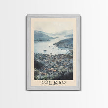 Cargar imagen en el visor de la galería, Côn Đảo, Vietnam Watercolor Beach Print, Vacation Gift, Vietnam Wall Art, Framed Canvas Print, Framed Beach Painting
