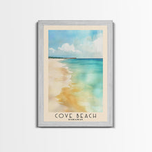 Load image into Gallery viewer, Cove Beach, Bahamas Watercolor Beach Print, Vacation Gift, Bahamas Wall Art, Beach Painting, Beach Decor, Beach Painting
