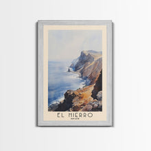 Load image into Gallery viewer, El Hierro, Spain Watercolor Beach Print, Vacation Gift, Spain Wall Art, Beach Painting, Beach Decor, Beach Painting
