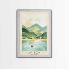 Load image into Gallery viewer, Ly Son, Vietnam Watercolor Print, Vacation Gift, Vietnam Wall Art, Beach Painting, Beach Decor, Beach Or Lakehouse Art
