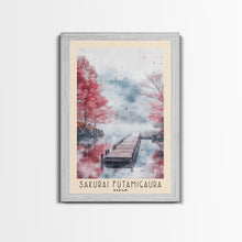 Cargar imagen en el visor de la galería, Sakurai Futamigaura, Japan Watercolor Beach Print, Vacation Gift, Japan Wall Art, Beach Painting, Beach Decor, Beach Painting
