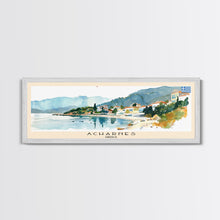 Carregar imagem no visualizador da galeria, Acharnes Greece Travel Print Wall Art, Panoramic City Art, Travel Art, Wall Decor, Vacation Gift, Framed Canvas Print Or Metal Art
