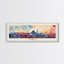 Carregar imagem no visualizador da galeria, Adana Turkey  Travel Art, City Art, Framed Canvas Print or Metal Wall Art, Europe Travel Poster, Panoramic Wall Art, Extra Wide Wall Art
