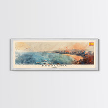 Carregar imagem no visualizador da galeria, Badalona Spain Travel Print Wall Art, Panoramic City Art, Travel Art, Wall Decor, Vacation Gift, Framed Canvas Print Or Metal Art
