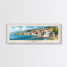 Carregar imagem no visualizador da galeria, Acharnes Greece Travel Print Wall Art, Panoramic City Art, Travel Art, Wall Decor, Vacation Gift, Framed Canvas Print Or Metal Art
