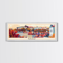 Carregar imagem no visualizador da galeria, Brno CzechRepublic art Travel Print Wall Art, Panoramic City Art, Travel Art, Wall Decor, Vacation Gift, Framed Canvas Print Or Metal Art
