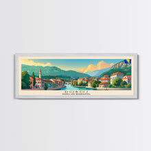 Load image into Gallery viewer, Doboj Bosnia Travel Print Wall Art, Panoramic City Art, Travel Art, Wall Decor, Vacation Gift, Framed Canvas Print Or Metal Art
