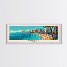Load image into Gallery viewer, Durres Albania Travel Print Wall Art, Panoramic City Art, Travel Art, Wall Decor, Vacation Gift, Framed Canvas Print Or Metal Art
