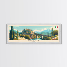 Carregar imagem no visualizador da galeria, Foggia Italy Wall Art, Panoramic Travel Poster, Panoramic Framed Canvas Print, City Wall Art, Wall Hanging Home Decor, Travel Art
