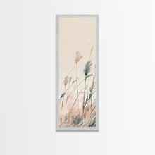 Carregar imagem no visualizador da galeria, Autumn Forest Scene Pine Trees Giant Sun Skinny Art Tall Art Framed Canvas Print Japanese Style Art Ukiyo-e Art Wood Block Print Scenic
