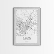 Carregar imagem no visualizador da galeria, Augusta Street Map, Georgia Map, City Map Art, Dorm Wall Art, Adventure Wall Art, Minimalist Art, Wall Art, Canvas Print, Canvas Wall Art
